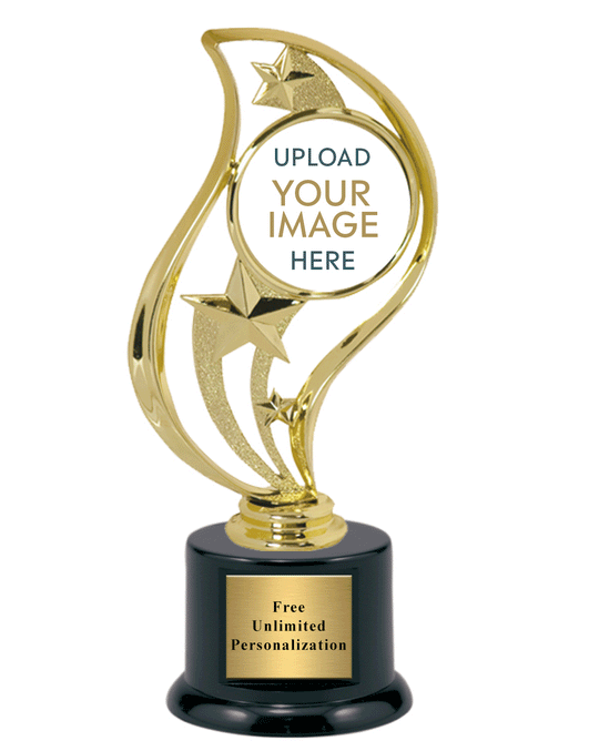 Torch Star Custom Insert Trophy