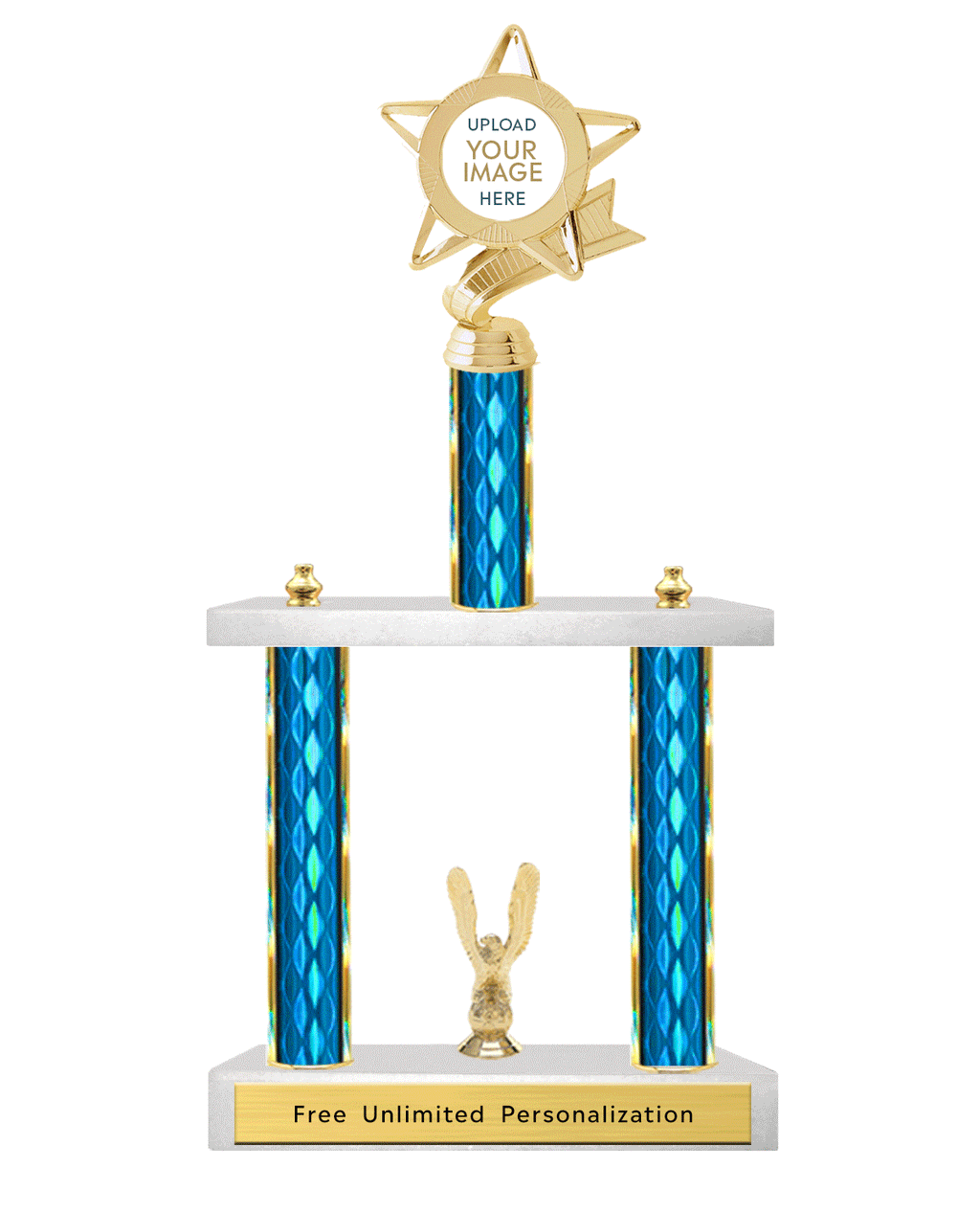 Two Tier Custom Insert Trophy