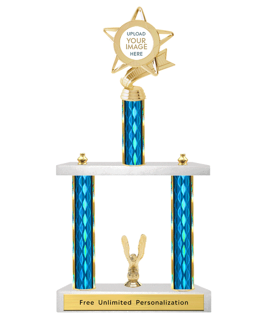 Two Tier Custom Insert Trophy