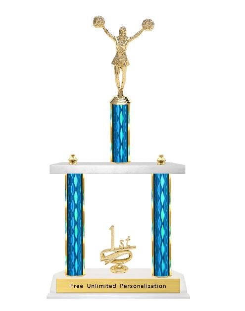 Two Tier Cheerleading Trophy