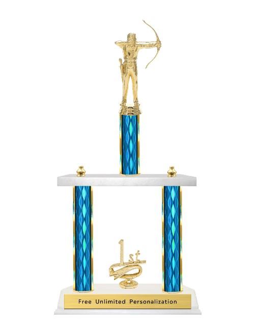 Two Tier Archery Trophy