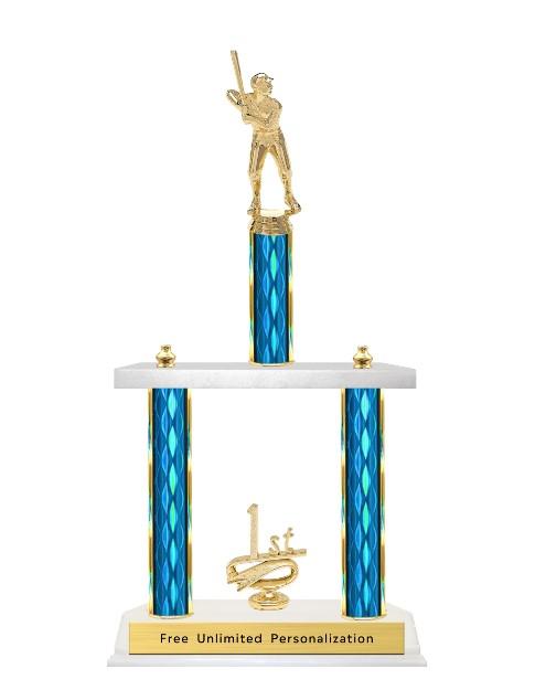 Two Tier Baseball Trophy