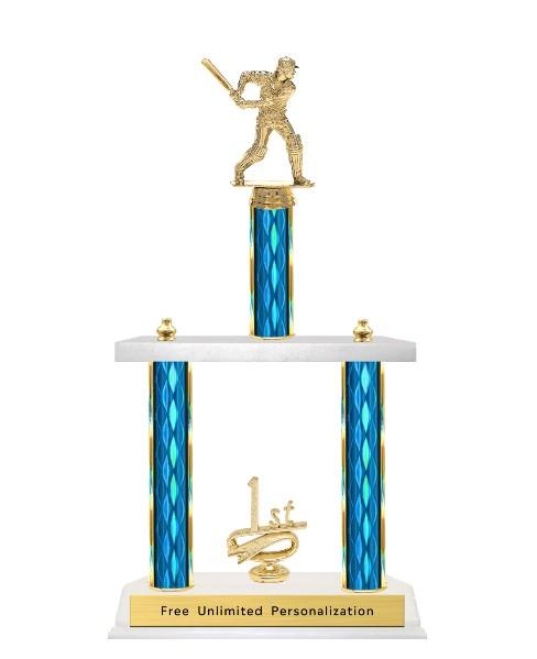 Two Tier Cricket Trophy