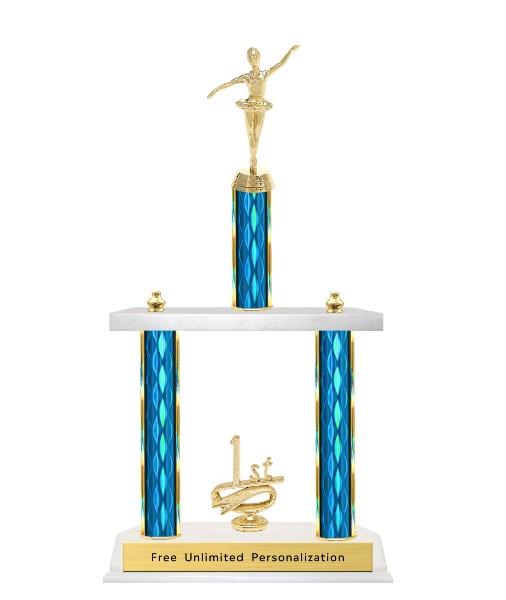 Two Tier Dance Trophy