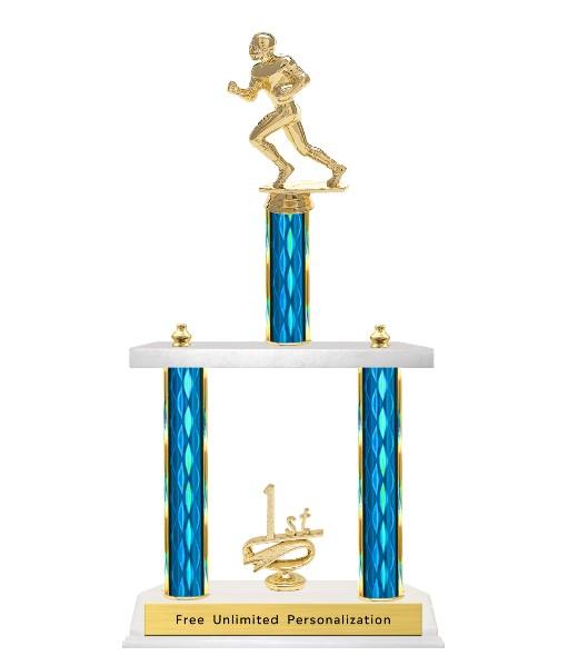 Two Tier Football Trophy