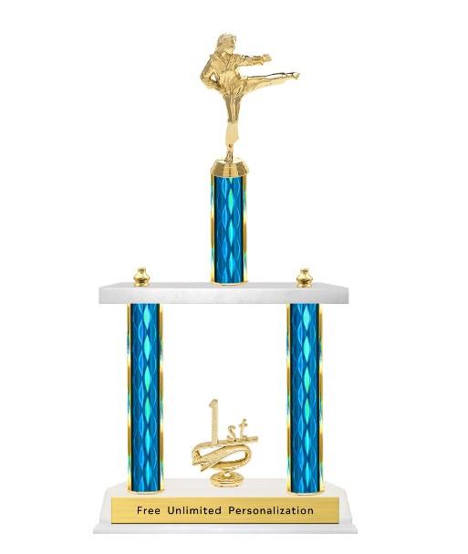 Two Tier Martial Arts Trophy
