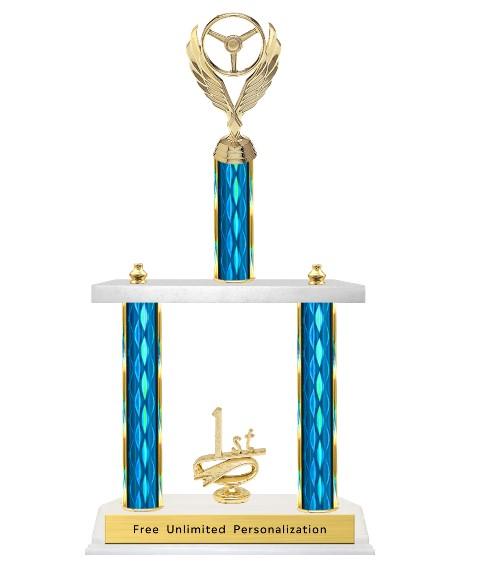 Two Tier Racing Trophy