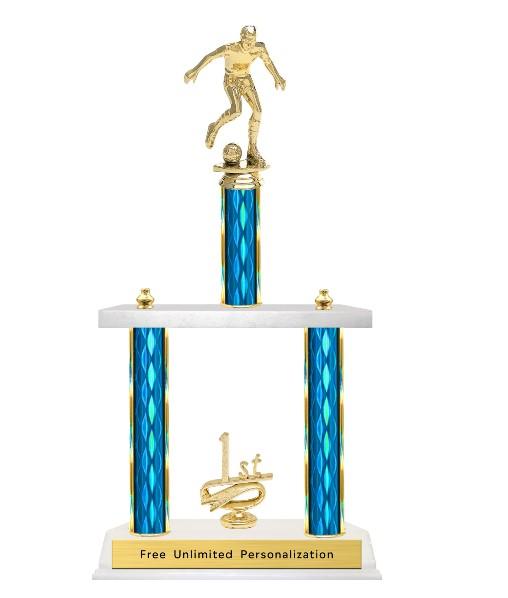 Two Tier Soccer Trophy