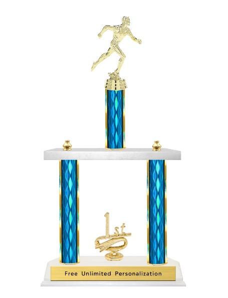 Two Tier Track Trophy