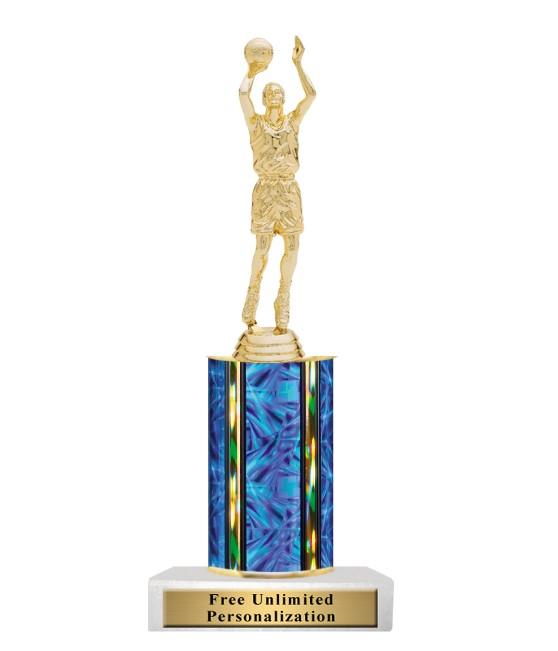 Ultra Wide Basketball Column Trophy