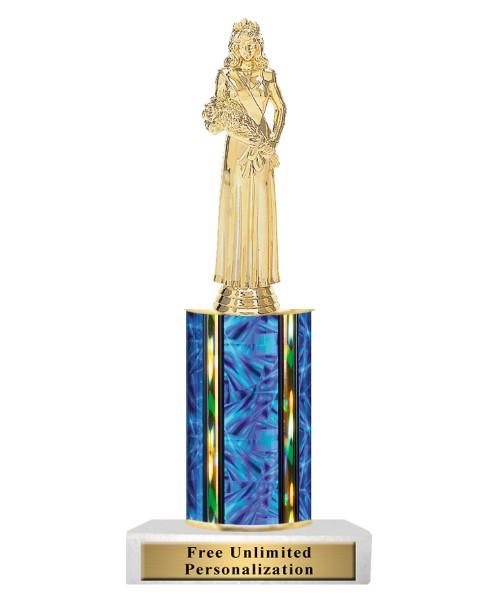 Ultra Wide Beauty Queen Column Trophy