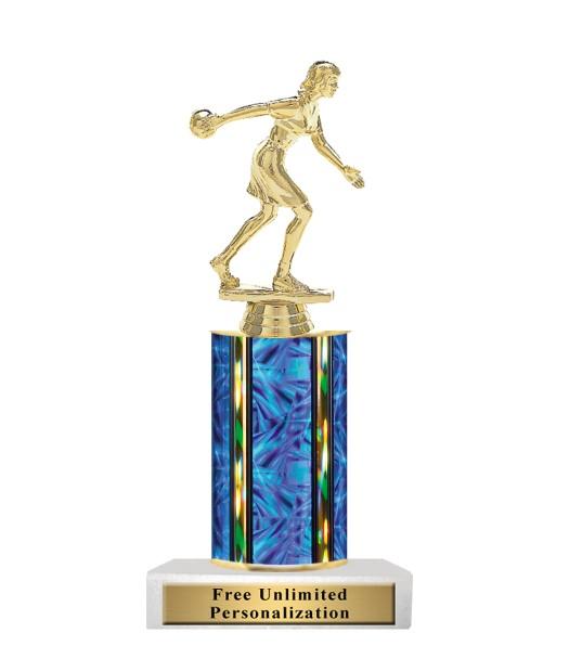 Ultra Wide Bowling Column Trophy