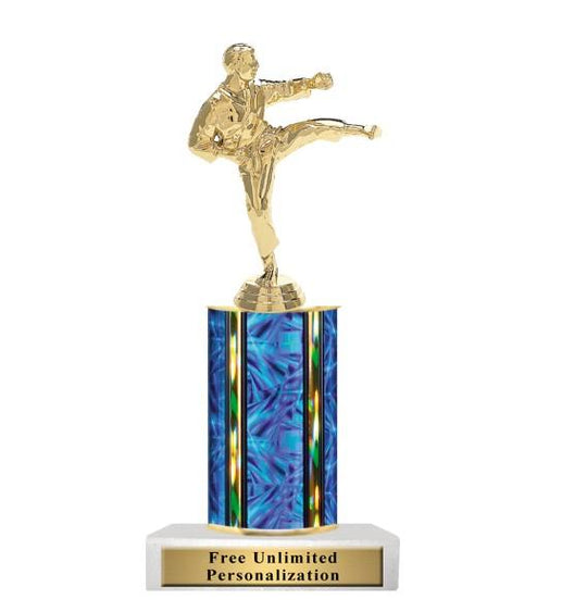 Ultra Wide Martial Arts Column Trophy