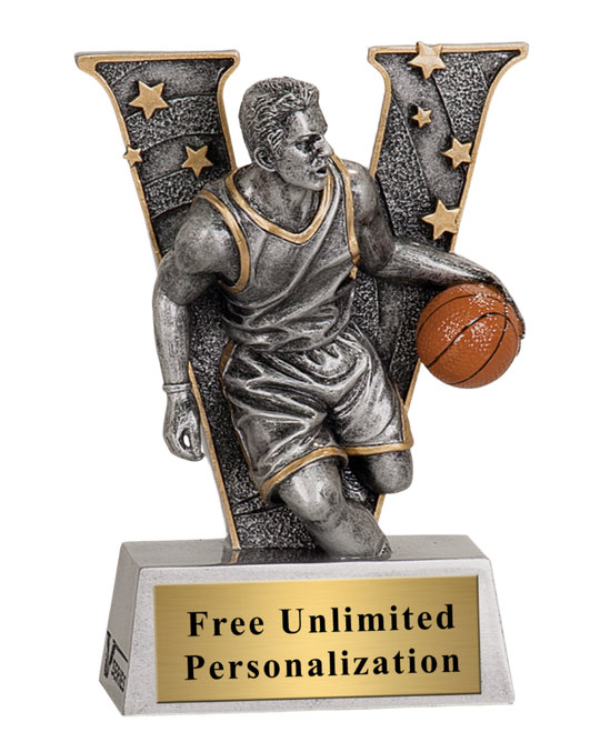 V-Series Boys Basketball Trophy