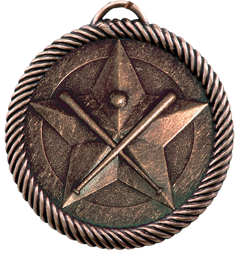Bronze Value Baseball Medal