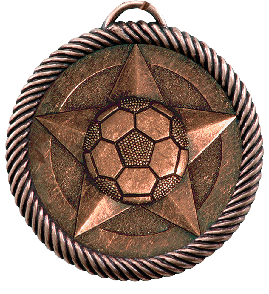 Bronze Value Soccer Medal