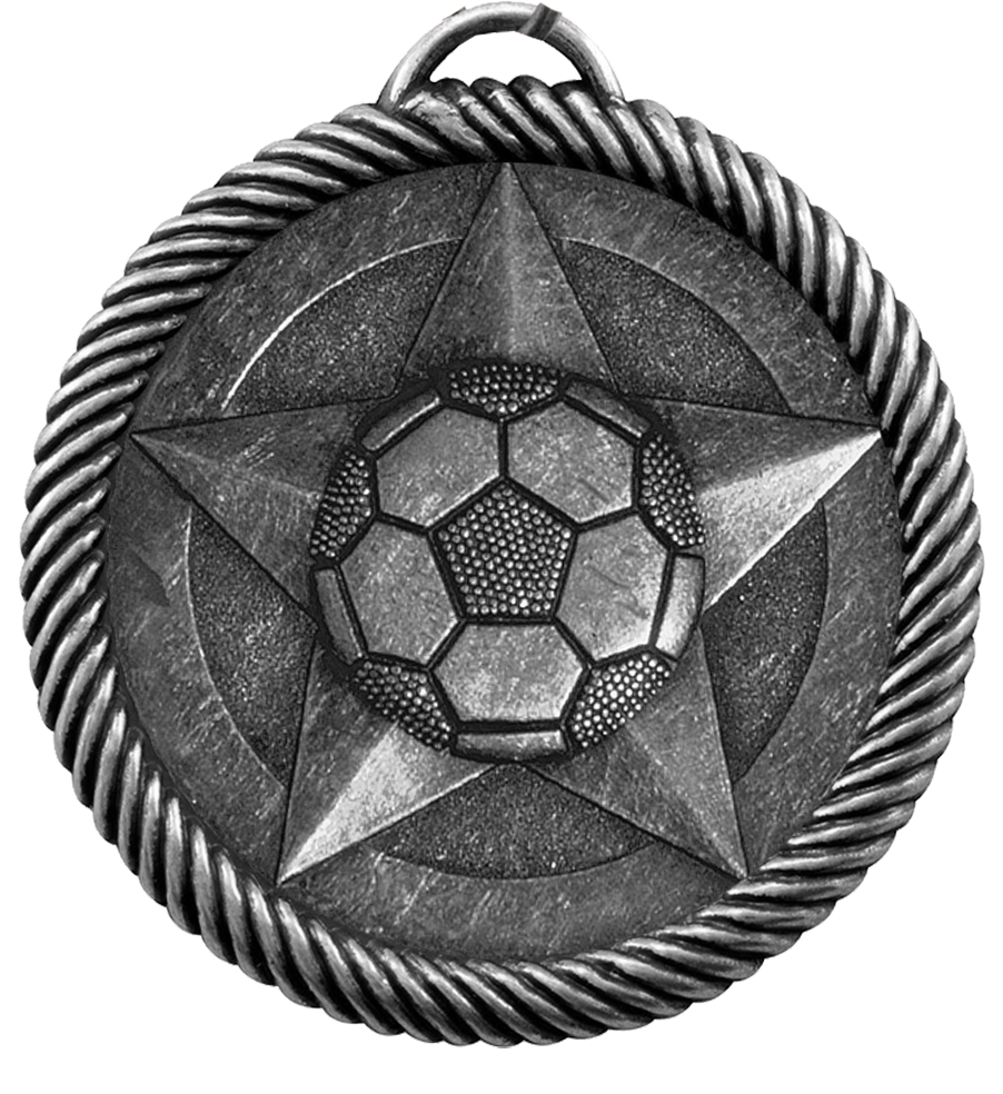 Silver Value Soccer Medal