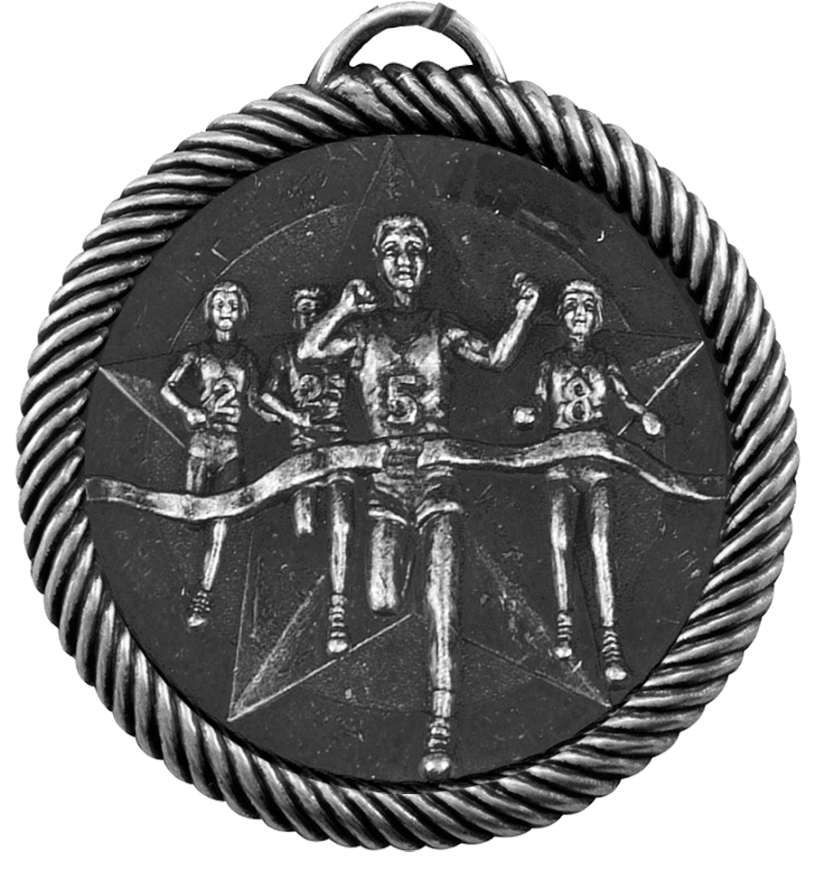 Silver Value Cross Country Medal