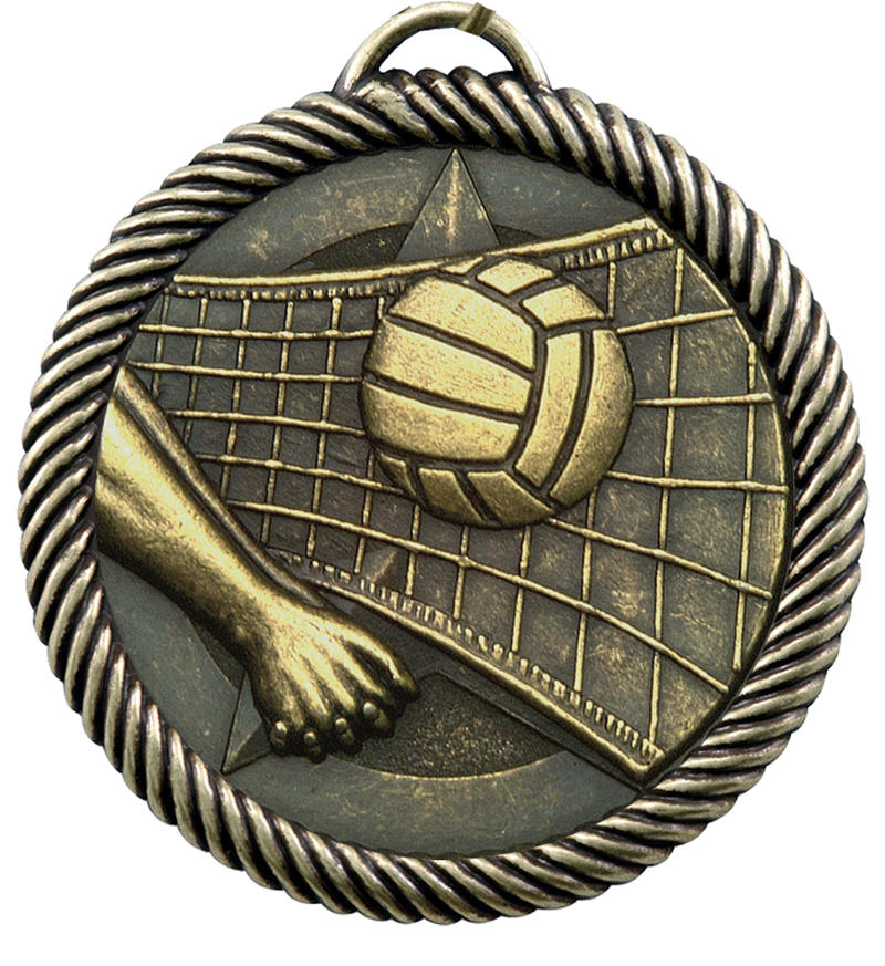 Gold Value Volleyball Medal