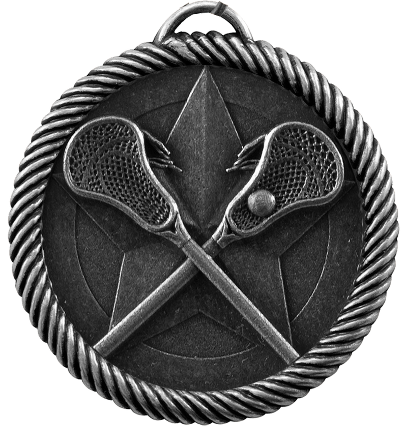 Silver Value Lacrosse Medal