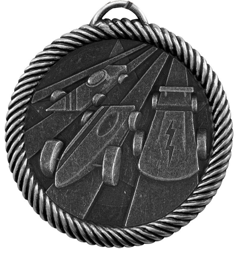Silver Value Pinewood Derby Medal