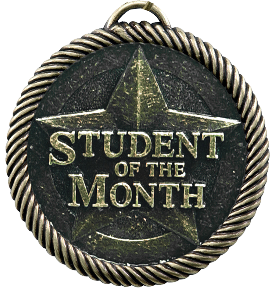  Value Student of the Month Medal