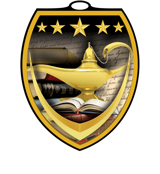 Vibraprint Knowledge Shield Medal
