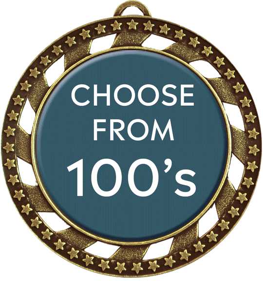 Victory Star Insert Medal