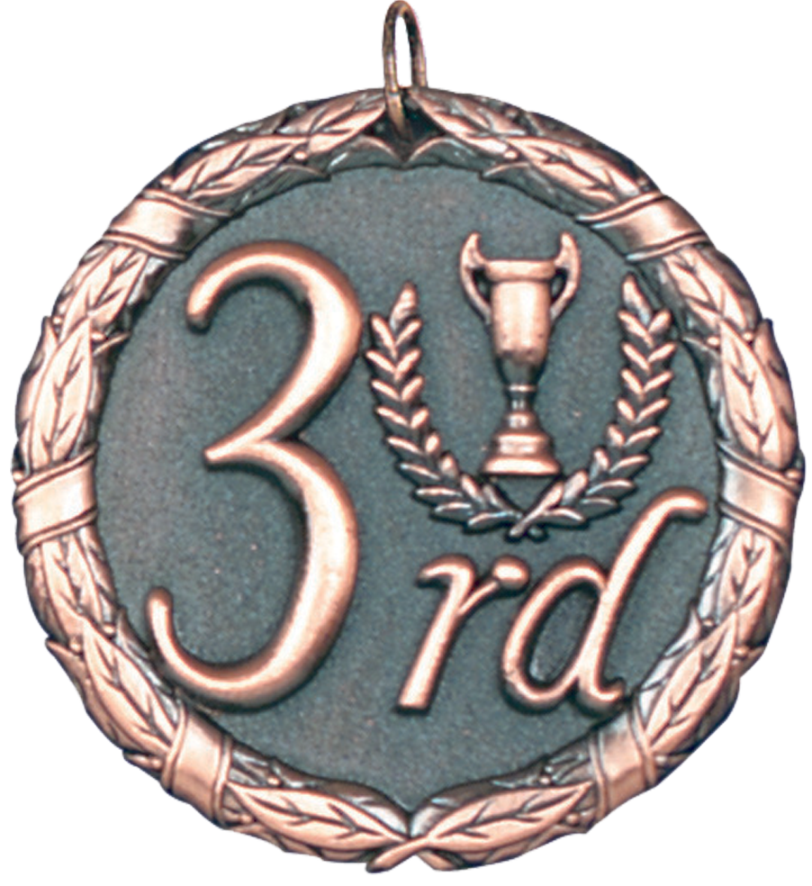 Bronze Vintage 3rd Place Medal