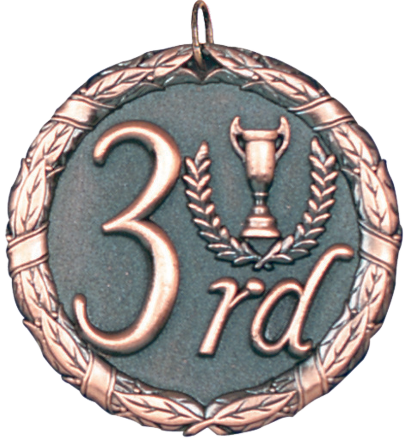 Bronze Vintage 3rd Place Medal