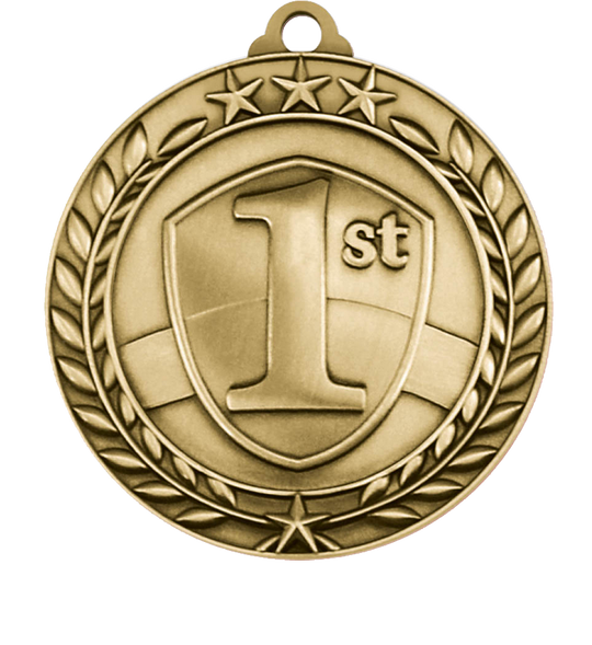 Large Star Wreath 1st Place Medal