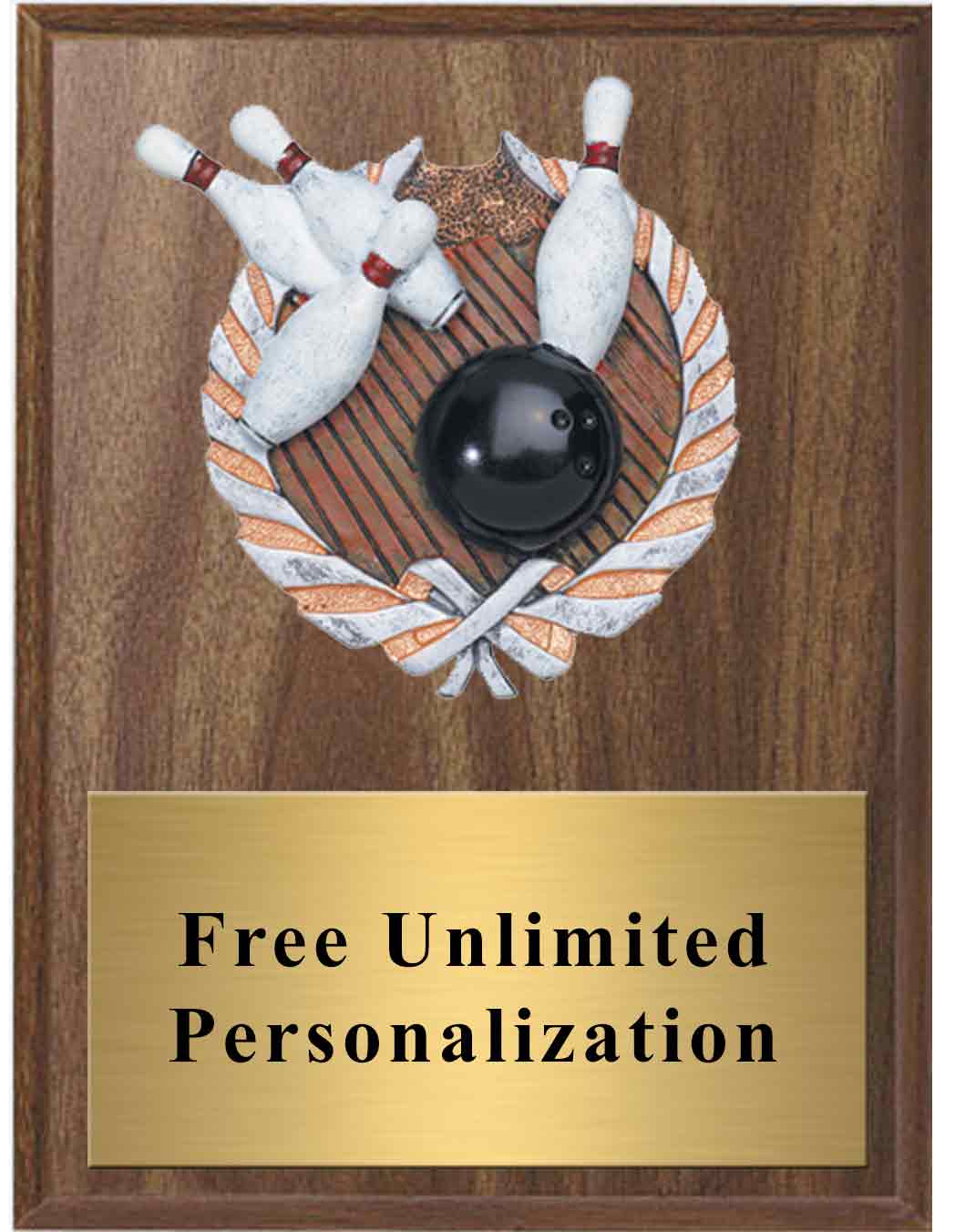 Walnut Bowling Millennium Plaque