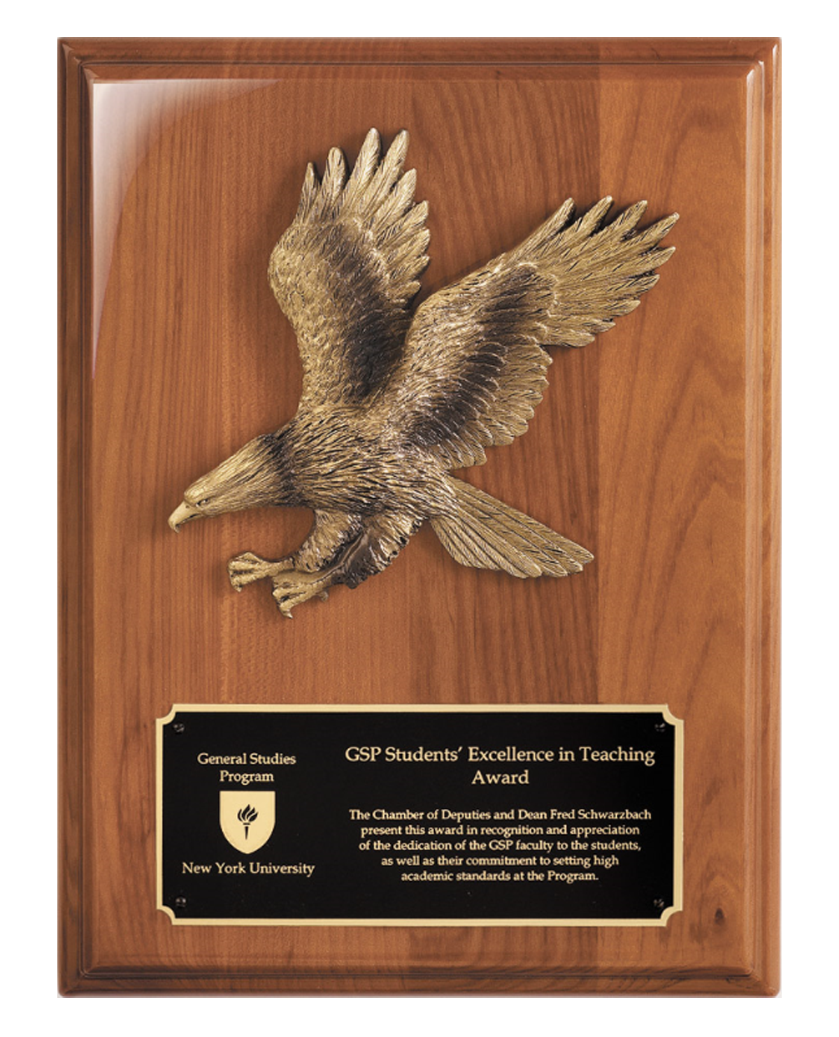 Eagle American Tribute Plaque