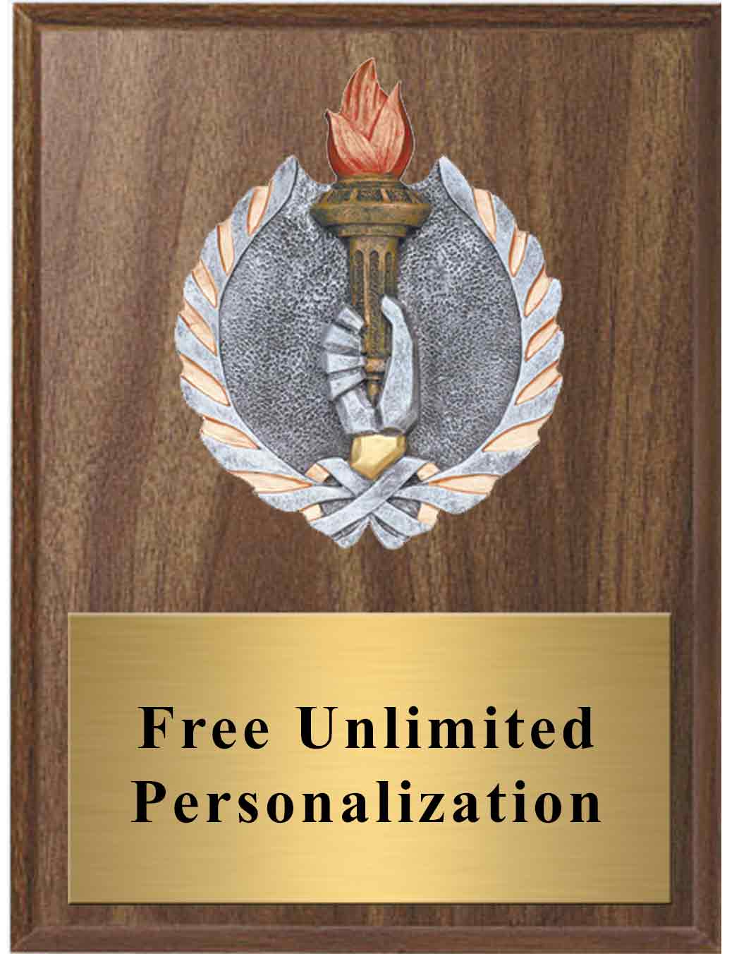 Walnut Victory Millennium Plaque