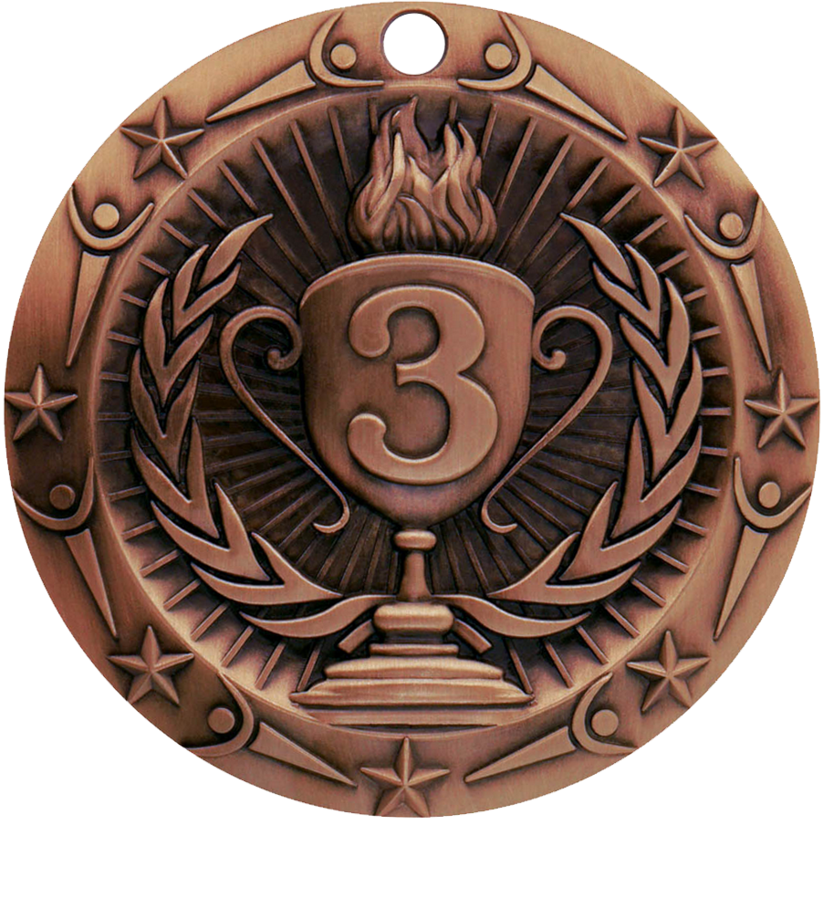 Bronze World Class 3rd Place Medal