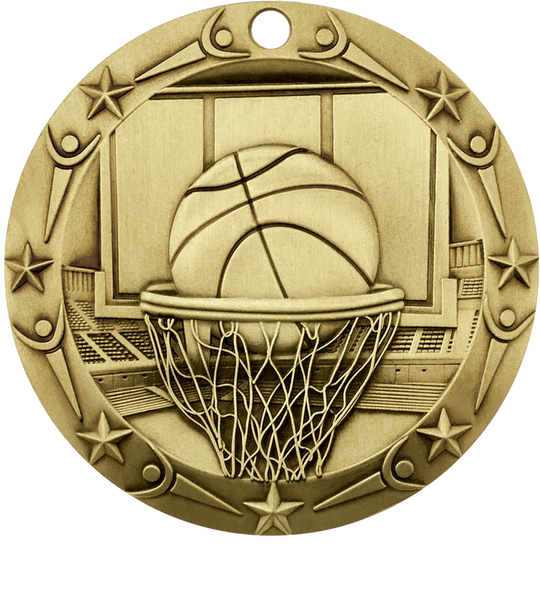 World Class Basketball Medal