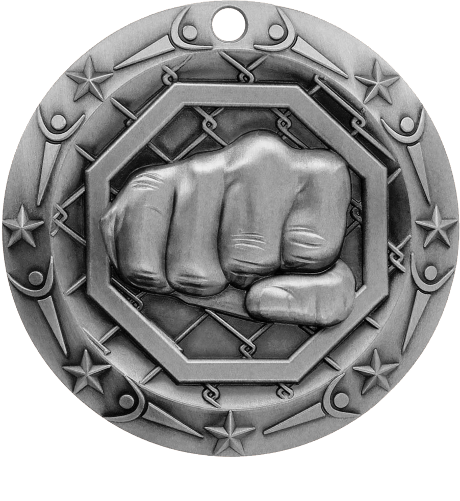 Silver World Class MMA Medal