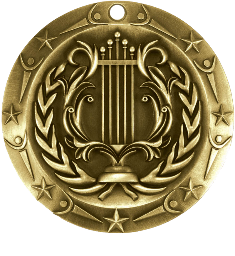 Gold World Class Music Medal