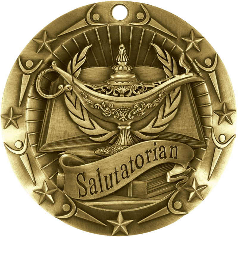 Gold World Class Salutatorian Medal