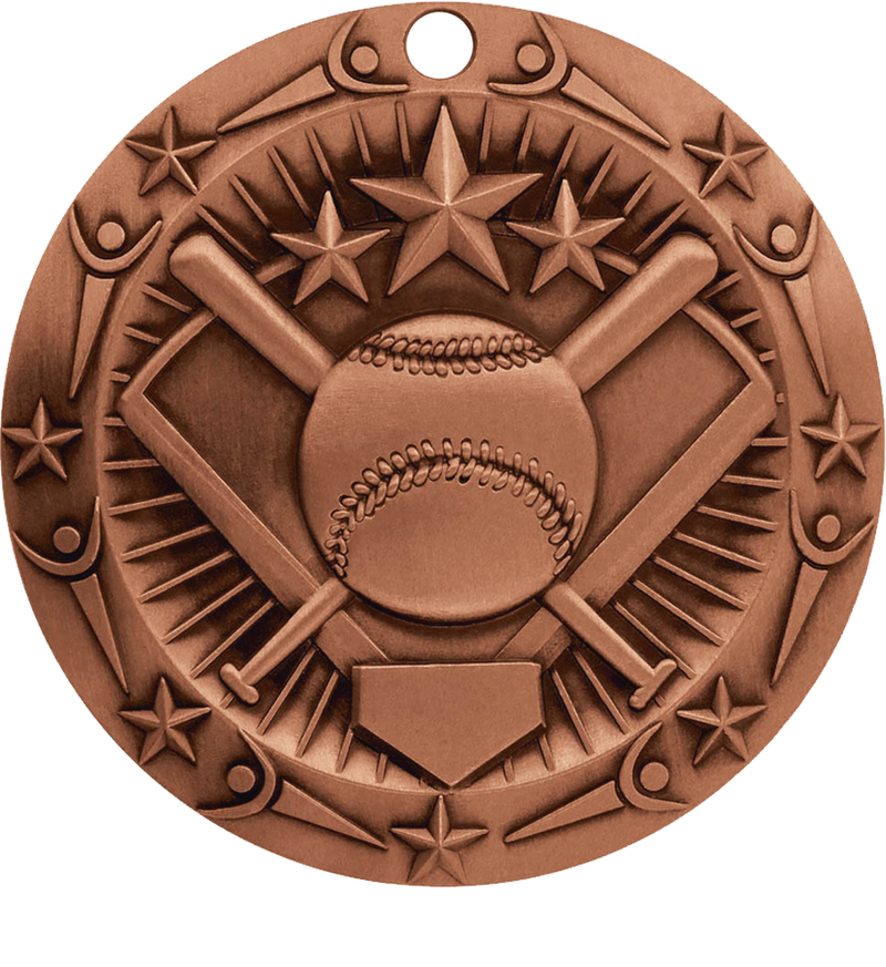 Bronze World Class Softball Medal