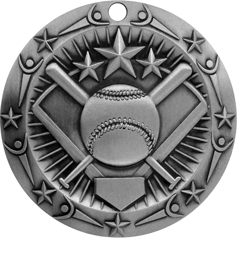 Silver World Class Softball Medal