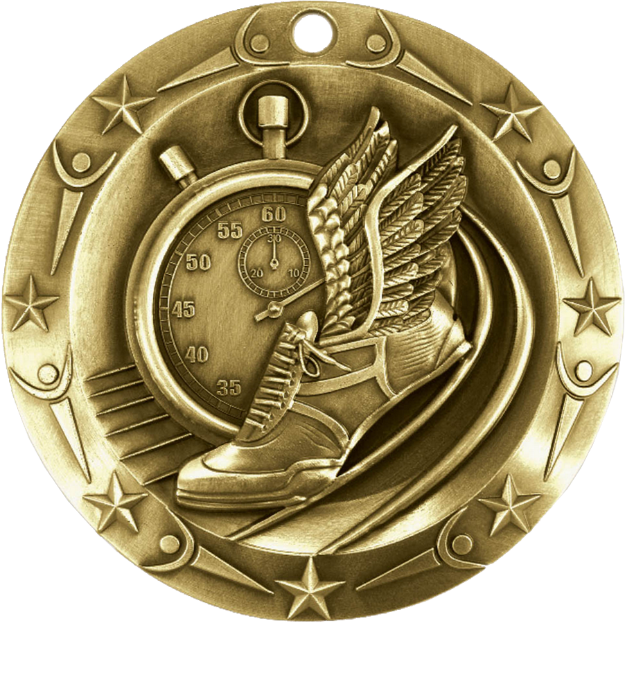 Gold World Class Track Medal
