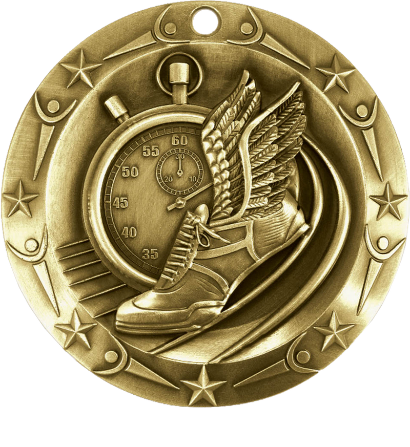 Gold World Class Track Medal