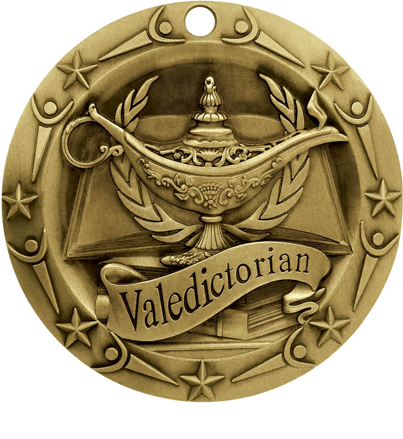 Gold World Class Valedictorian Medal