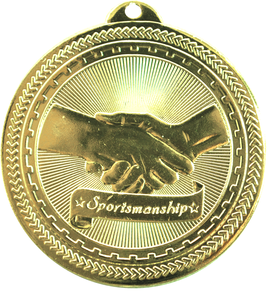 Gold BriteLazer Sportsmanship Medal