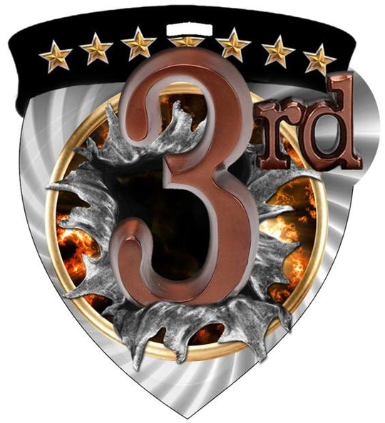 3rd Place Color Shield Medal