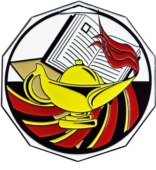 Bright Color Knowledge Medal
