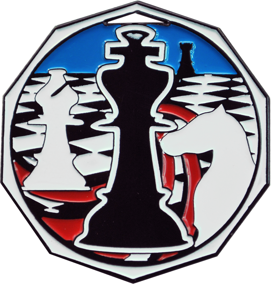 Bright Color Chess Medal