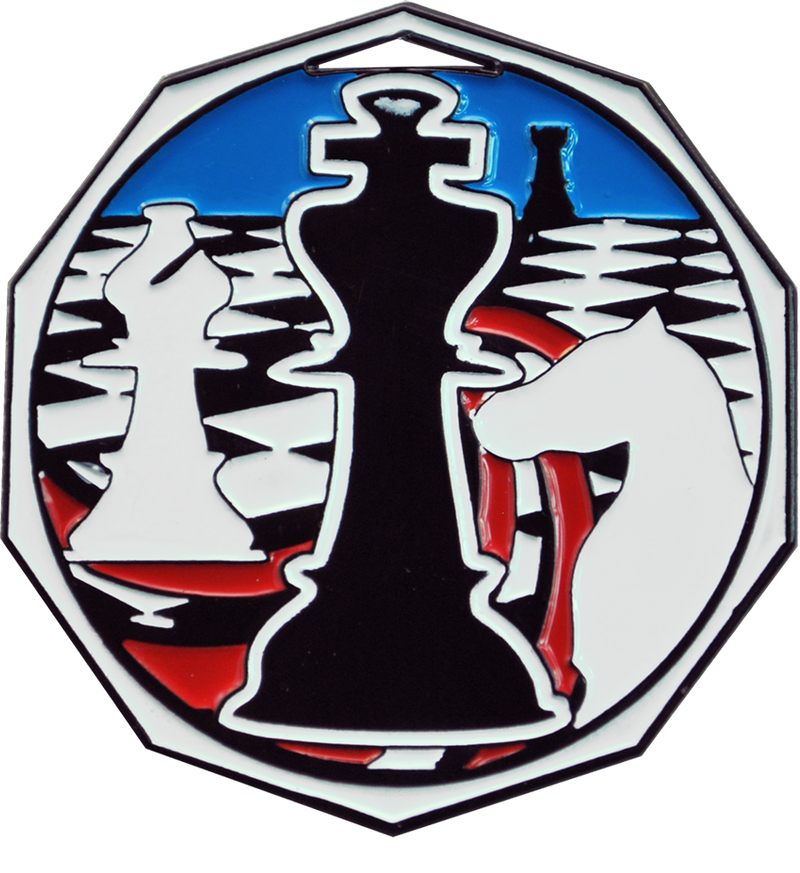 Bright Color Chess Medal