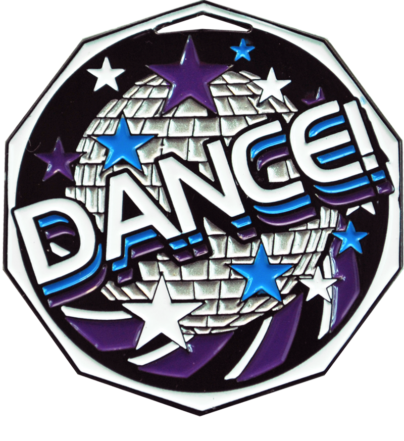 Bright Color Dance Medal